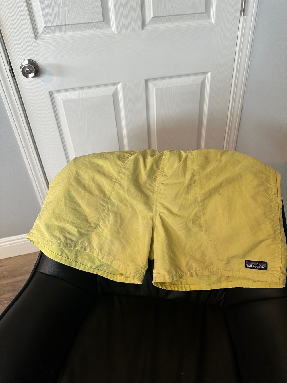 Patagonia Men’s Pale Yellow swim Elastic-Waist Shorts